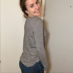 LOFT | Striped Long Sleeved Tee | M